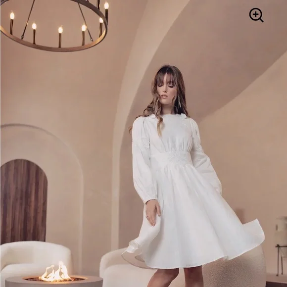 Aleeza Paris Orchid Dress white XS - Picture 2 of 10